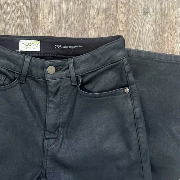 Anthropologie coated Pilcro pants - Picture 4 of 7